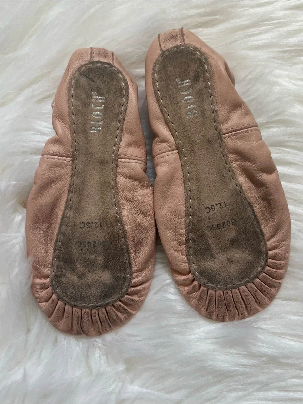 Kids Bloch Dansoft Leather Full Sole Ballet Slippers Dance Shoes Flats